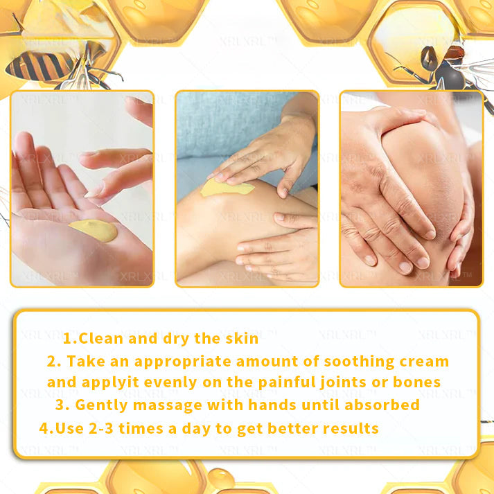 XRLXRL® Bee Venom Pain-Relief Bone Healing Cream 👨‍⚕️👨‍⚕️(Specially for older adults)