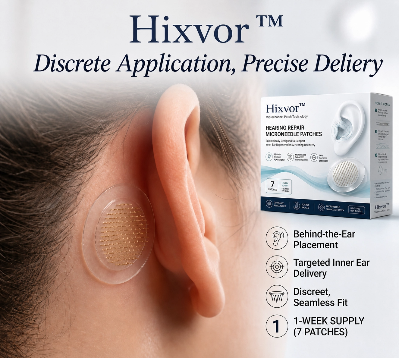 👂Hearing Support Microneedle Patches