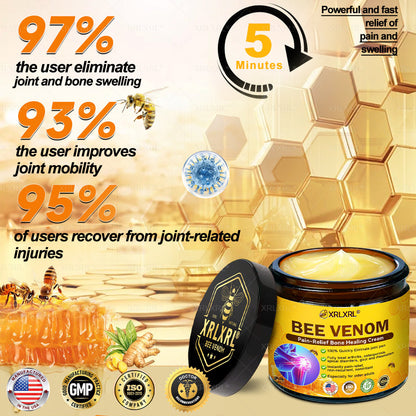 XRLXRL® Bee Venom Pain-Relief Bone Healing Cream 👨‍⚕️👨‍⚕️(Specially for older adults)