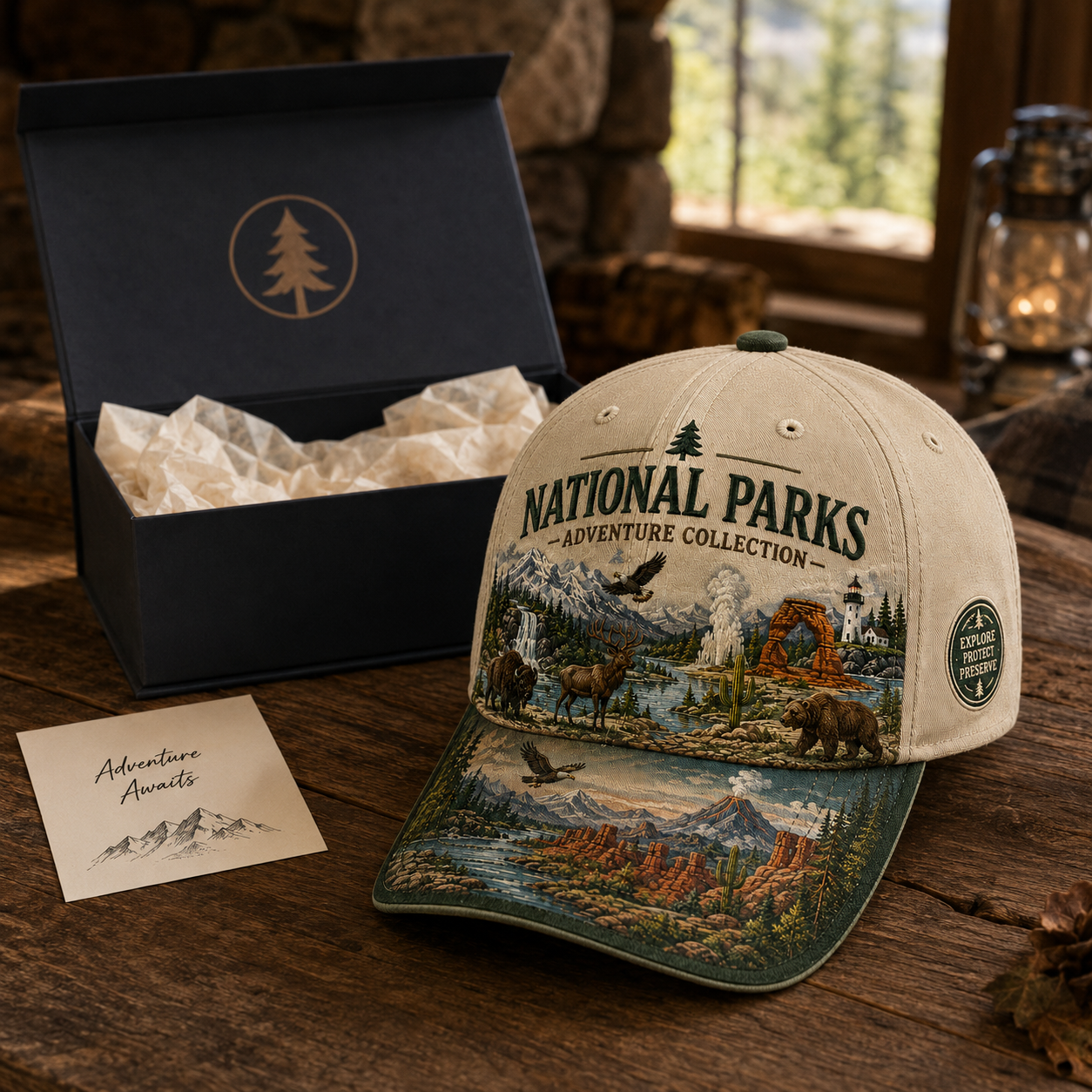 🇺🇸 Last Day Promo: 49% OFF 🏞️ -  National Park Adventure  Cap