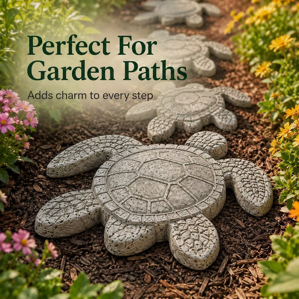 💥 LAST DAY 49% OFF - 🌊 Reusable Ocean Theme Garden Art Mold – Make Your Garden Truly One of a Kind (📦Buy 2 Free Shipping) - 🐢Sea Turtle / 🎁 FREE DIY Painting Tools Included / Diameter: 15.7 in (40 cm)