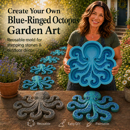 💥 LAST DAY 49% OFF - 🌊 Reusable Ocean Theme Garden Art Mold – Make Your Garden Truly One of a Kind (📦Buy 2 Free Shipping) - 🐢Sea Turtle / 🎁 FREE DIY Painting Tools Included / Diameter: 15.7 in (40 cm)
