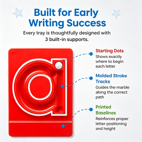 🔤Marble Tracers - Lowercase Letters🌀Roll Into Letter-Writing Fun!