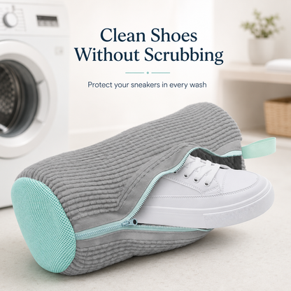 No-Scrub Shoe Washing Bag- Clean & Protect YourSneakers In The WashingMachine