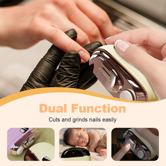 ✂️ Hot Sale This Week 💅 2-in-1 Smart Electric Nail Clipper & Polisher 🌟
