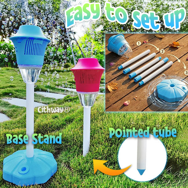 Cithway® Glowing Streetlight Bubble Fountain Tower
