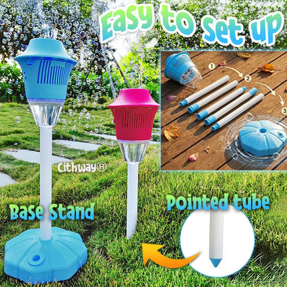 Cithway® Glowing Streetlight Bubble Fountain Tower