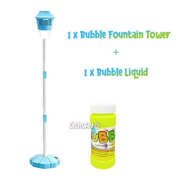 Cithway® Glowing Streetlight Bubble Fountain Tower