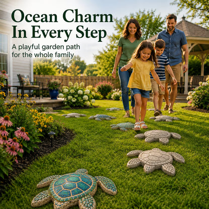 💥 LAST DAY 49% OFF - 🌊 Reusable Ocean Theme Garden Art Mold – Make Your Garden Truly One of a Kind (📦Buy 2 Free Shipping) - 🐢Sea Turtle / 🎁 FREE DIY Painting Tools Included / Diameter: 15.7 in (40 cm)