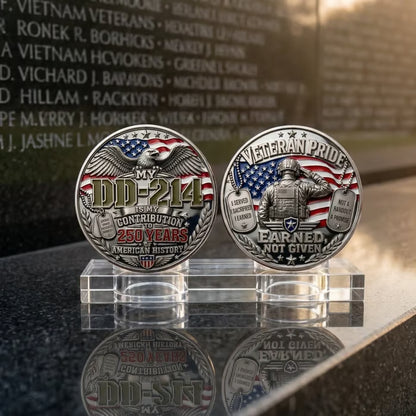 DD-214 Veteran 3D Embroidered Cap - “IT'S A VETERAN THING YOU WOULDN'T UNDERSTAND”🎁 Free Honor Coin With Every Cap Purchase - 🔥Khaki / One Size Fits Most（Adjustable） / 🎁 Free Honor Coin With Every Cap Purchase